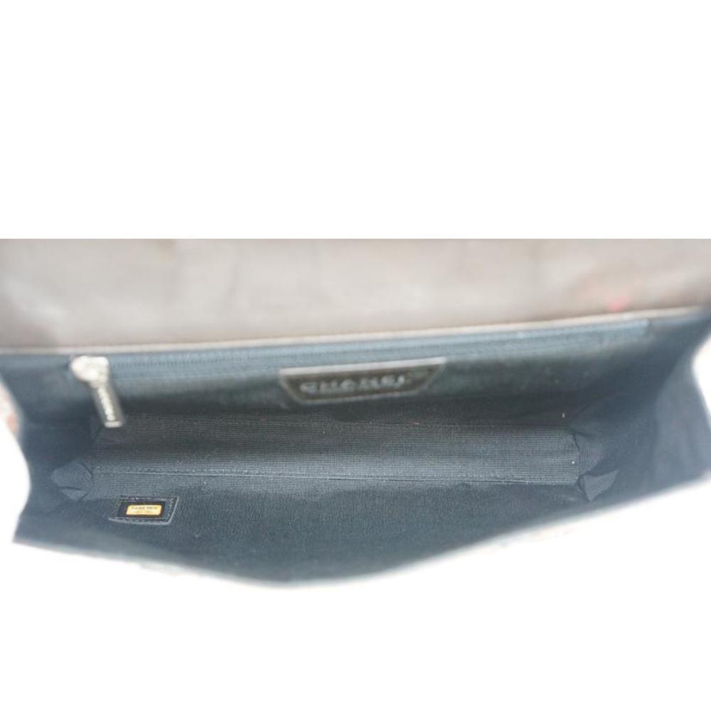 Chanel Cc Coco Mark Python Flap Handbag Black - image 5